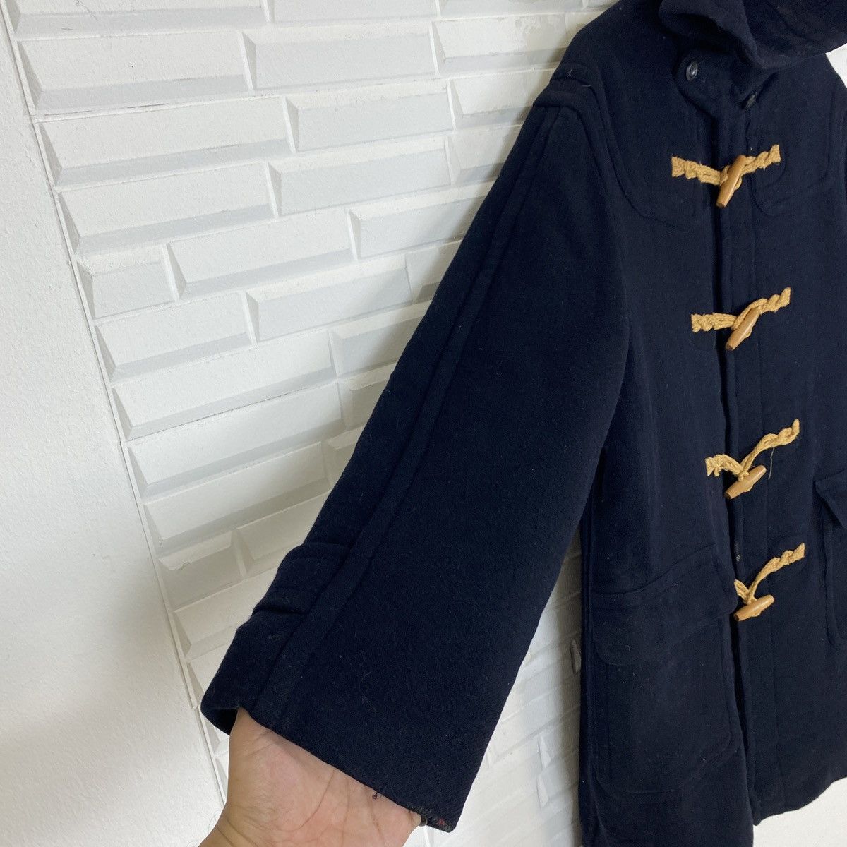 Japanese Brand × Woolrich Woolen Mills 🔥LAST PRICE🔥 Spinash Wool Duffle Hooded Long Jacket Size US M / EU 48-50 / 2 - 8 Thumbnail