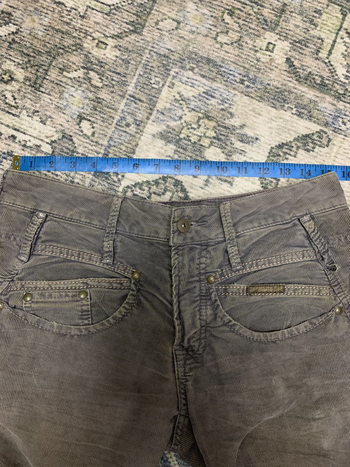 Marithe + Francois Girbaud × Vintage Vintage Marithe Francois Girbaud Flare Corduroy Size 30" / US 8 / IT 44 - 15 Thumbnail