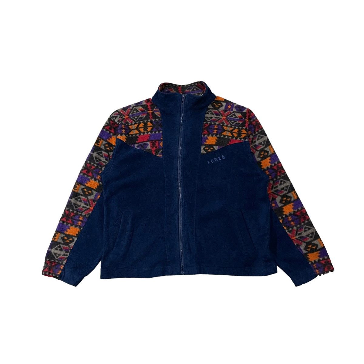 Vintage Forza Racing Multicolour Native Fleece Jacket