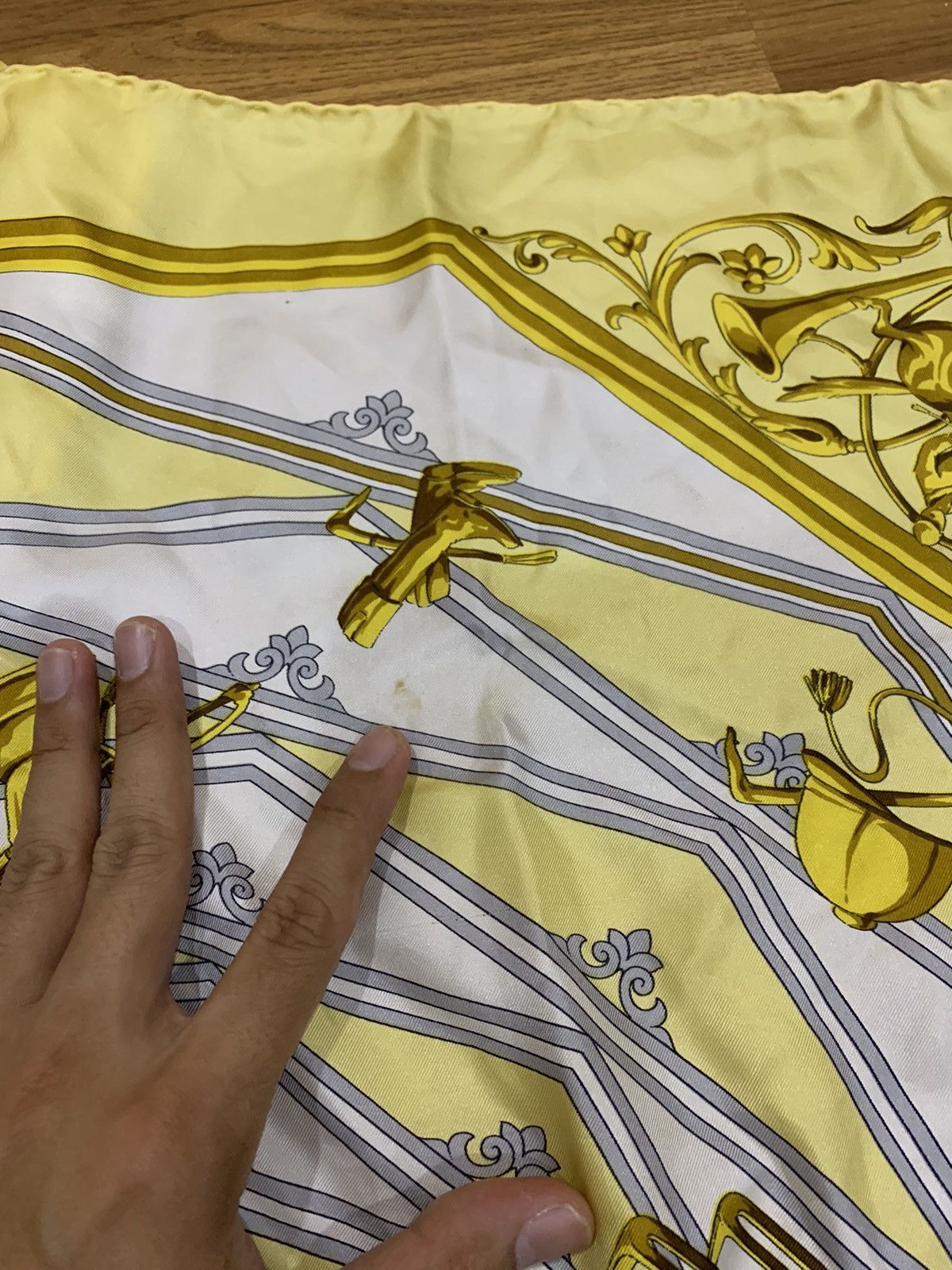 Celine CELINE PARIS EQUESTRIAN PRINT SILK SCARF Size ONE SIZE - 8 Thumbnail