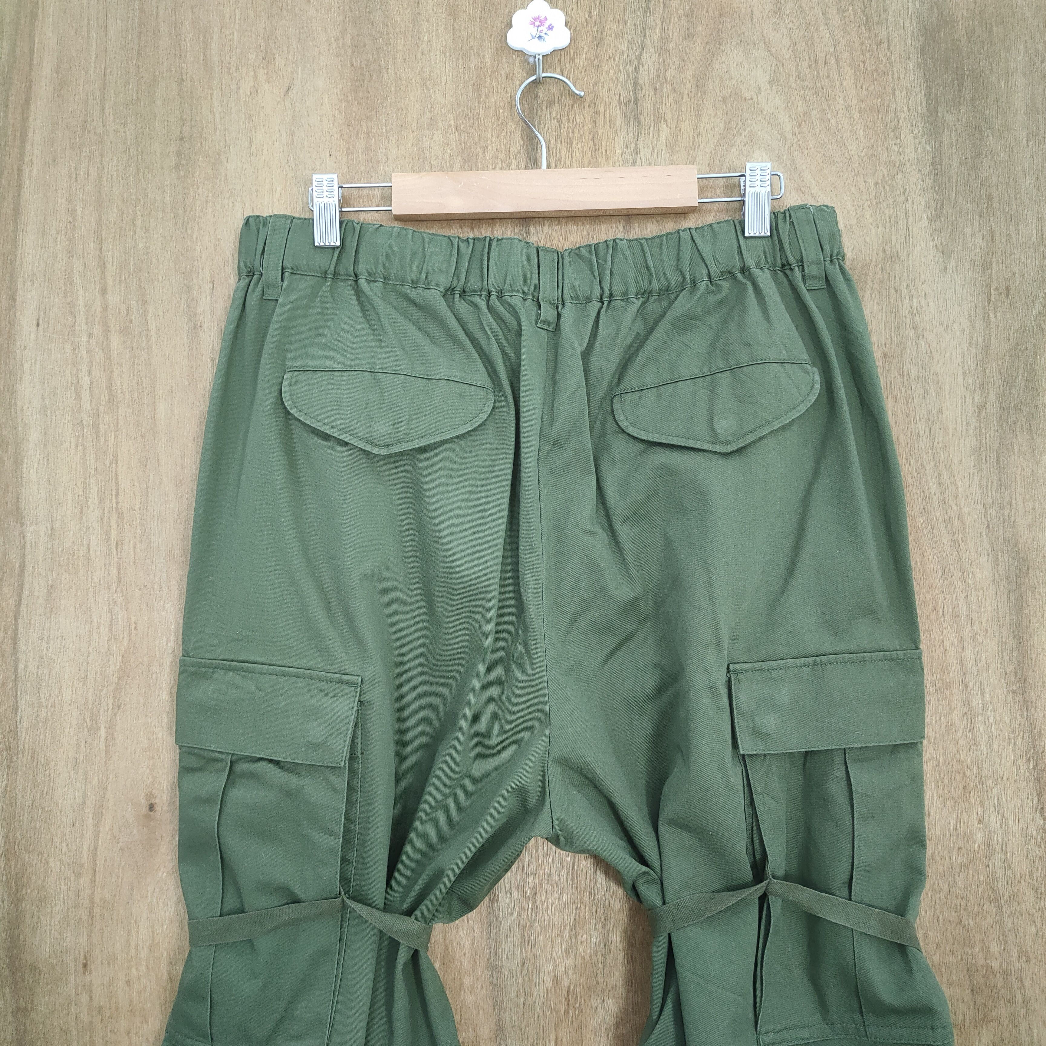 Japanese Brand VINTAGE JAPANESE BRAND BONDAGE CARGO PANTS Size US 34 / EU 50 - 9 Thumbnail