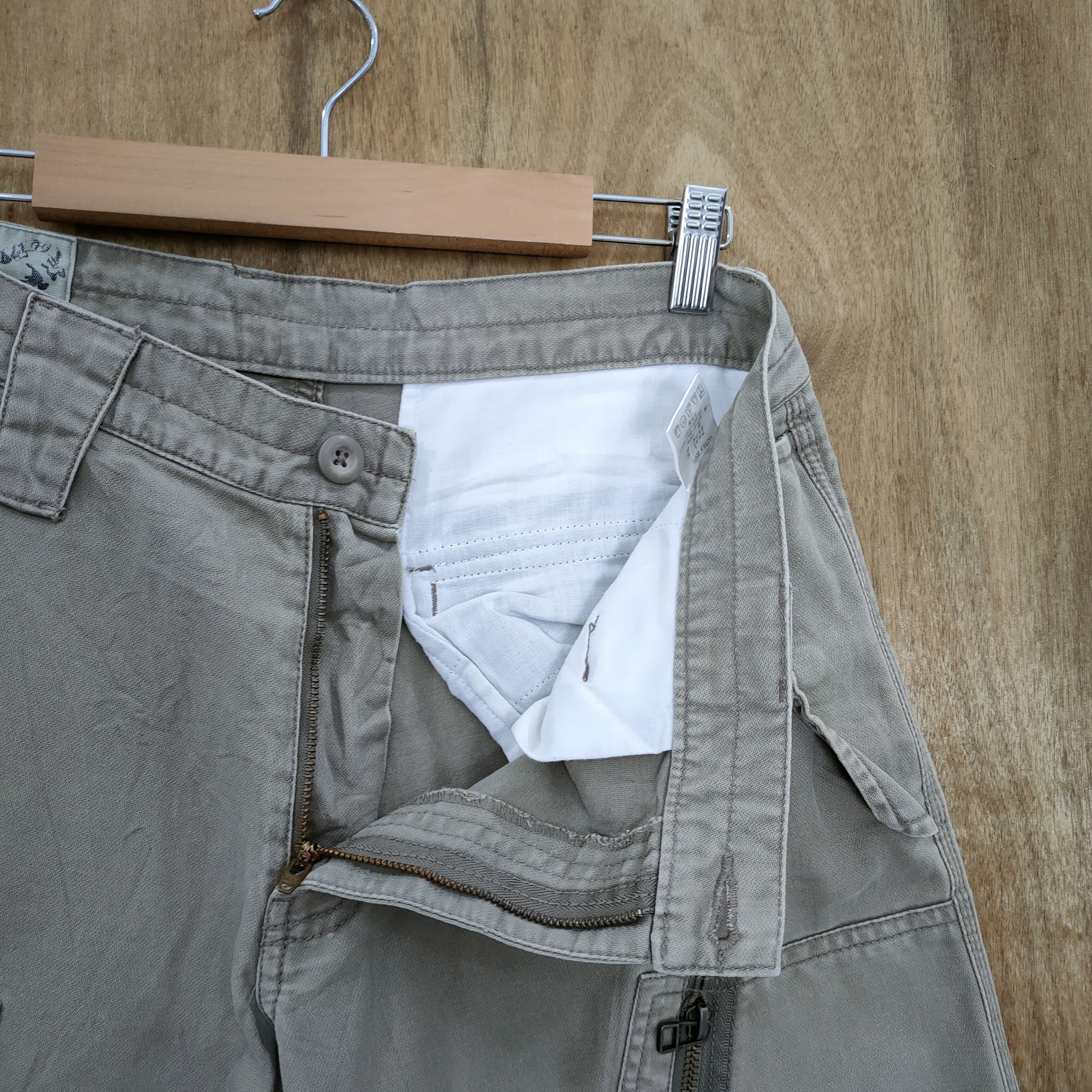 Japanese Brand VINTAGE TREE GATE RIPPEP CARGO PANTS Size US 32 / EU 48 - 12 Thumbnail