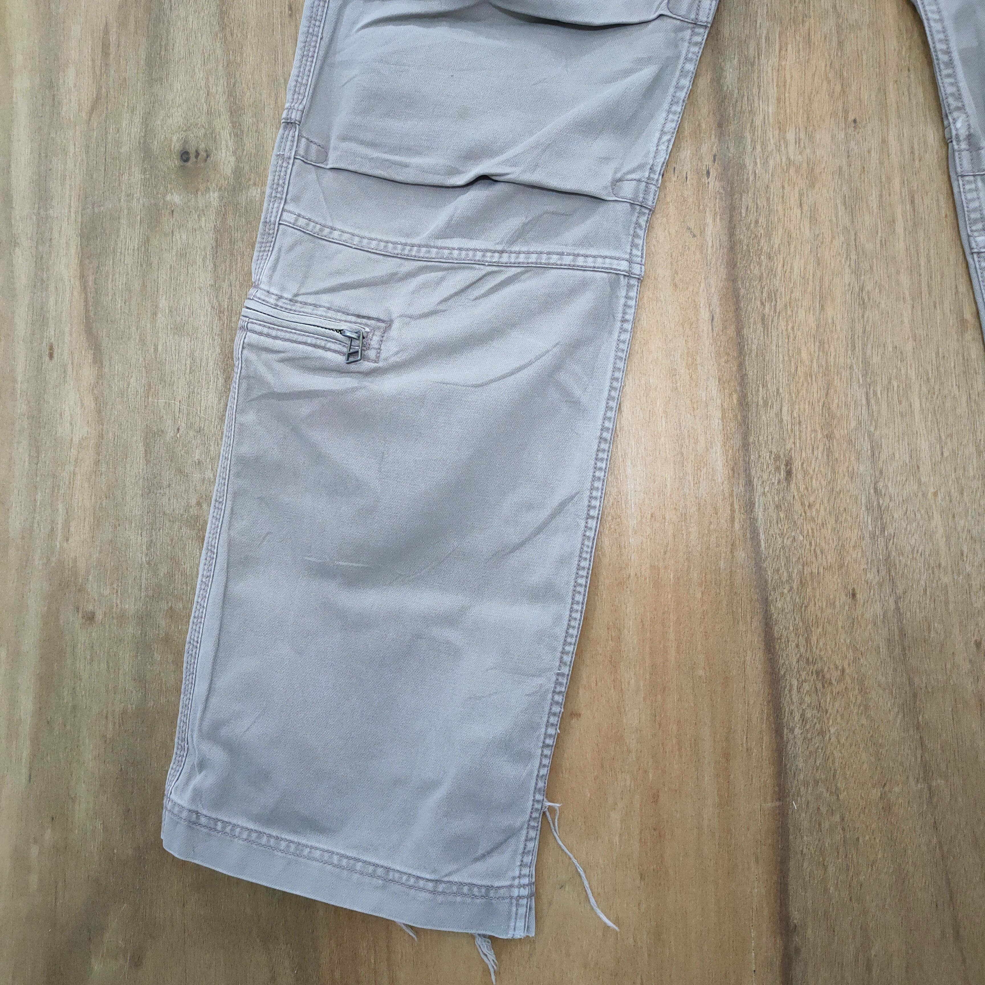 Japanese Brand VINTAGE TREE GATE RIPPEP CARGO PANTS Size US 32 / EU 48 - 8 Thumbnail