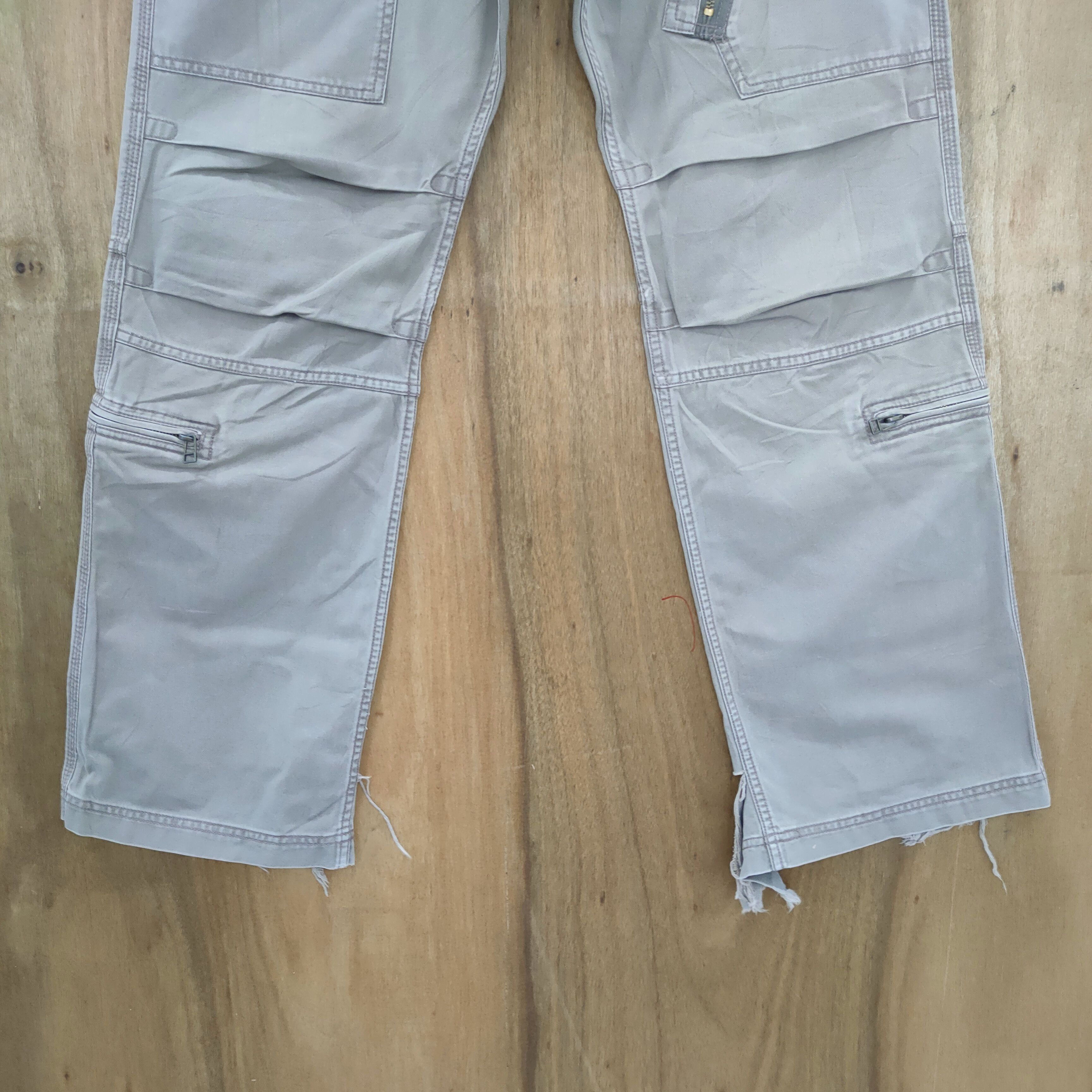 Japanese Brand VINTAGE TREE GATE RIPPEP CARGO PANTS Size US 32 / EU 48 - 4 Thumbnail