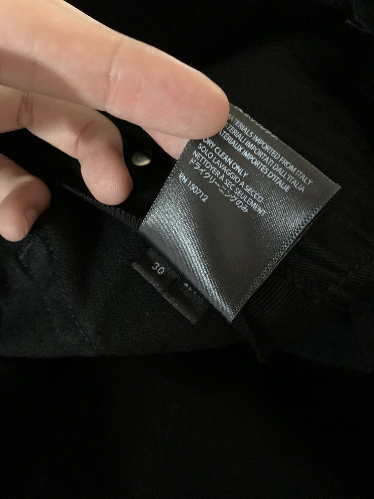 Amiri Amiri Black Crystal Painter Jeans Size US 30 / EU 46 - 8 Thumbnail