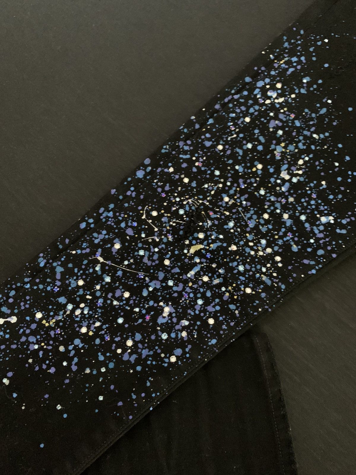 Amiri Amiri Black Crystal Painter Jeans Size US 30 / EU 46 - 2 Thumbnail