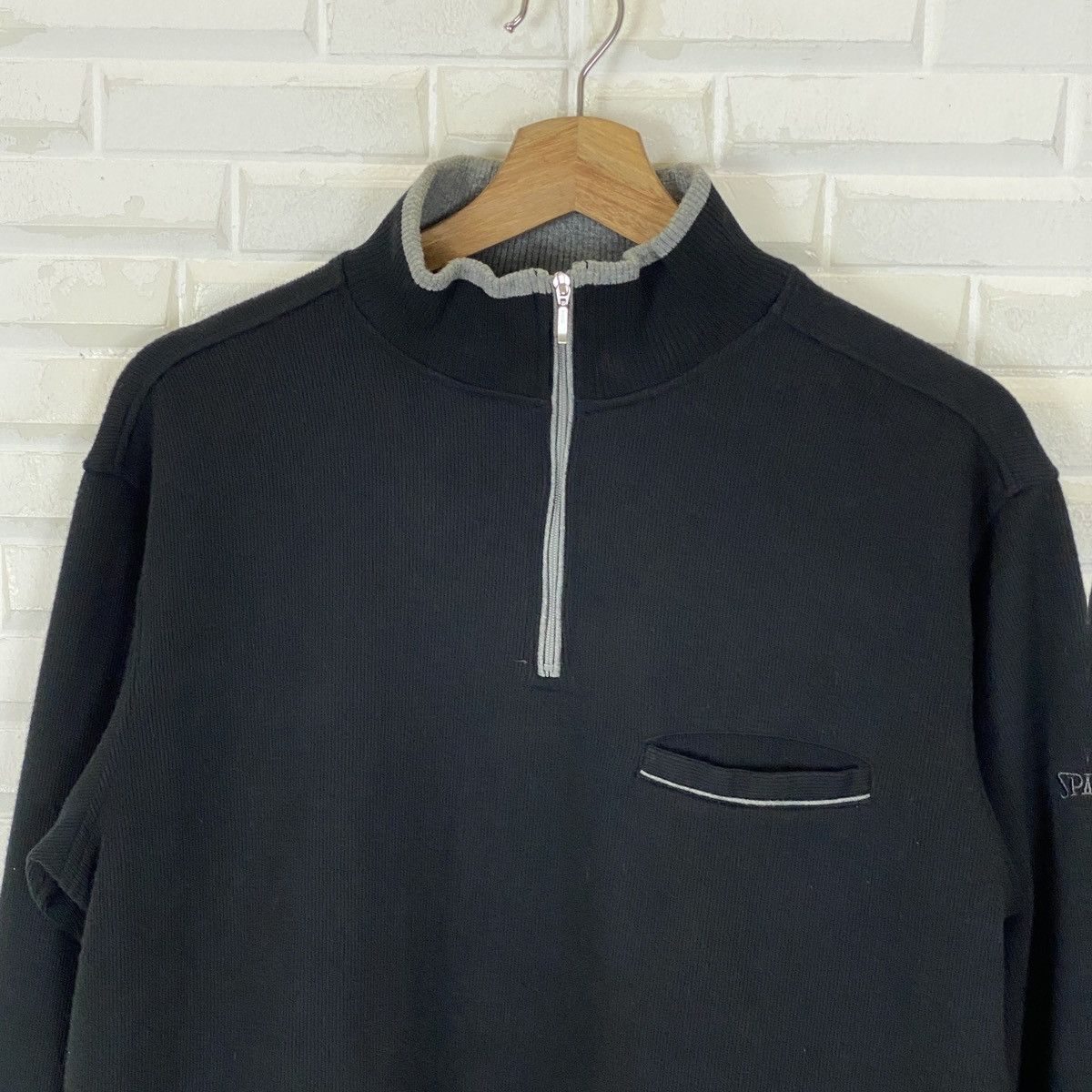 Spalding china Spalding Embroidered Half Zipper Sweater Size US M / EU 48-50 / 2 - 4 Thumbnail