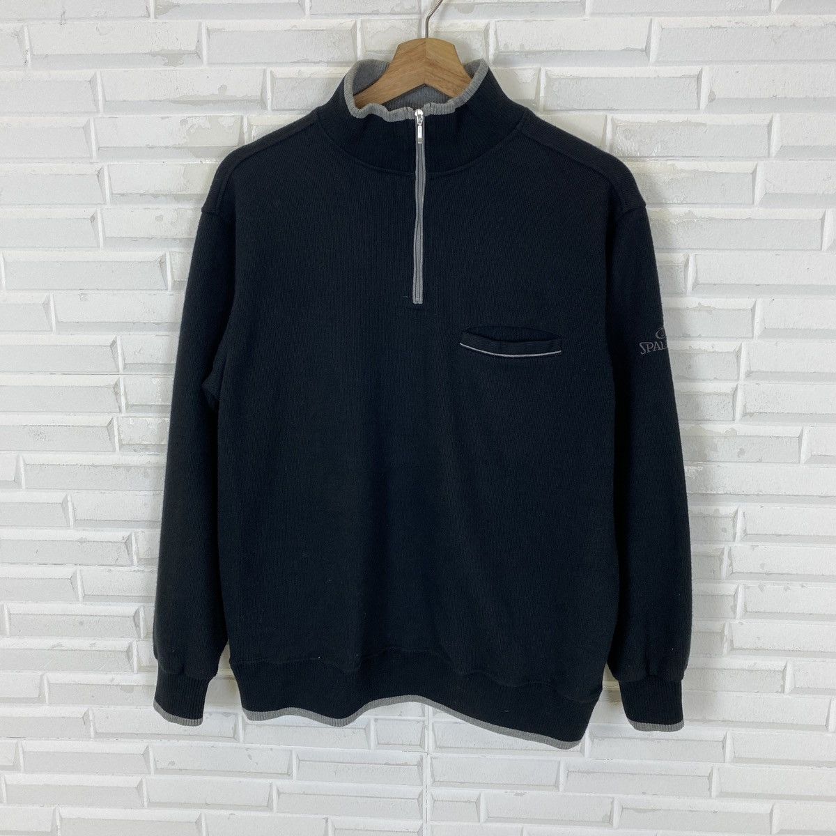 Spalding china Spalding Embroidered Half Zipper Sweater Size US M / EU 48-50 / 2 - 2 Thumbnail