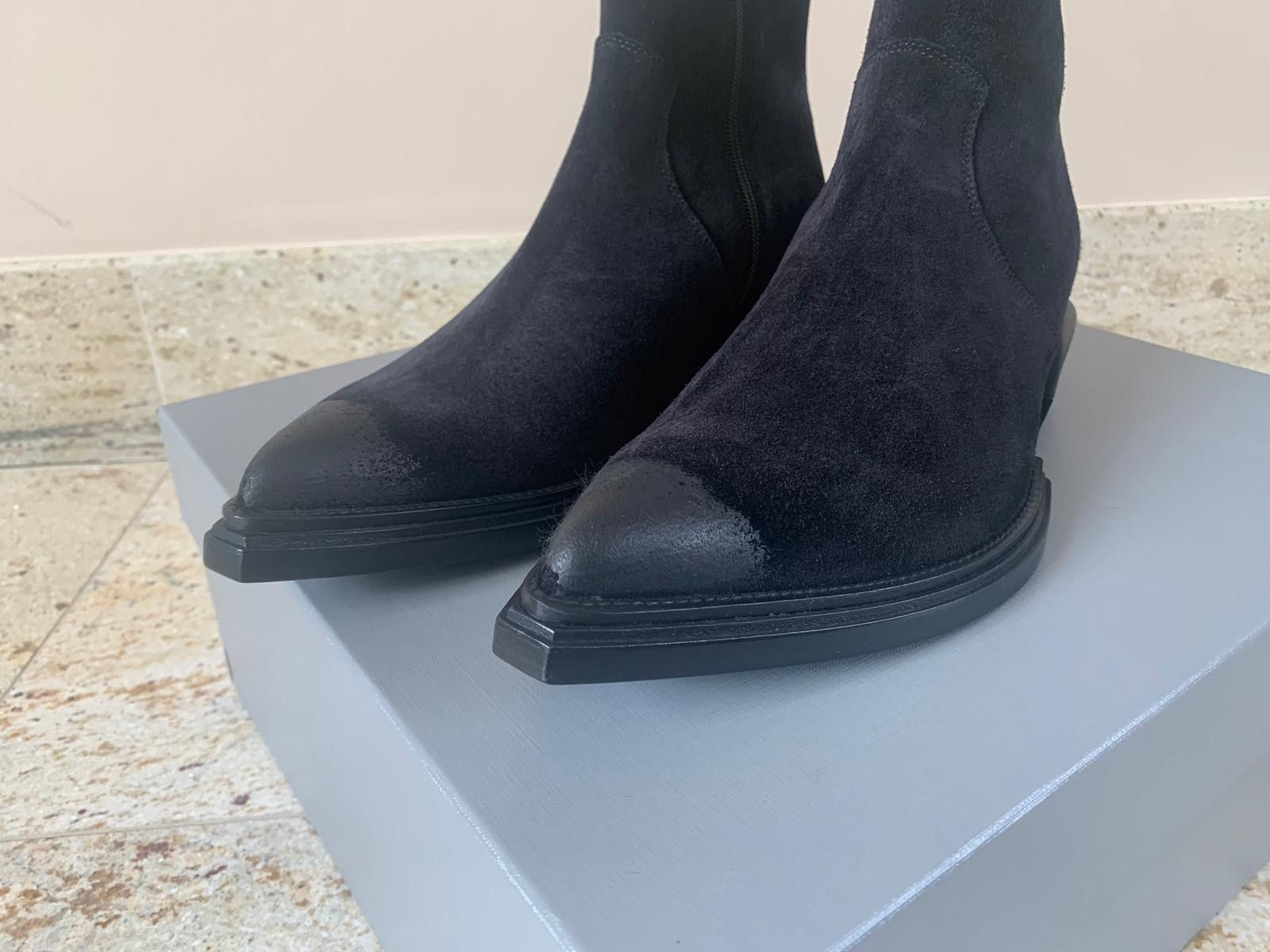 Balenciaga o1rshd1 Santiag 40 Boots in Black Size US 9 / EU 42 - 7 Thumbnail