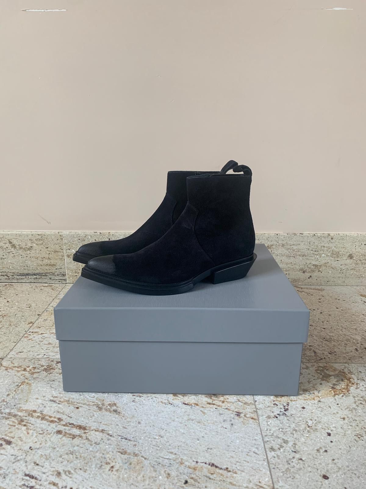 Balenciaga o1rshd1 Santiag 40 Boots in Black Size US 9 / EU 42 - 3 Thumbnail