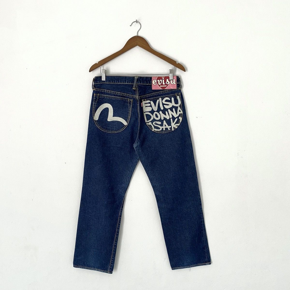 Image of Evisu Donna Osaka Selvedge Jeans in Denim, Women's (Size 30)