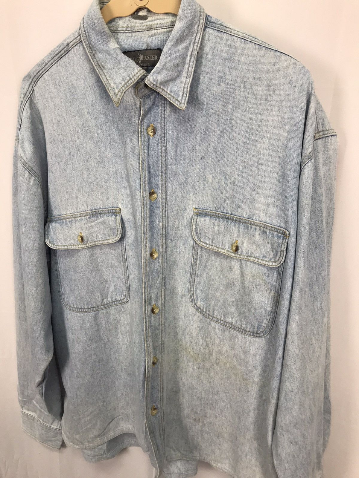 Flannel × Japanese Brand Polo canter tradisional denim flannel distressed denim Size US M / EU 48-50 / 2 - 3 Thumbnail