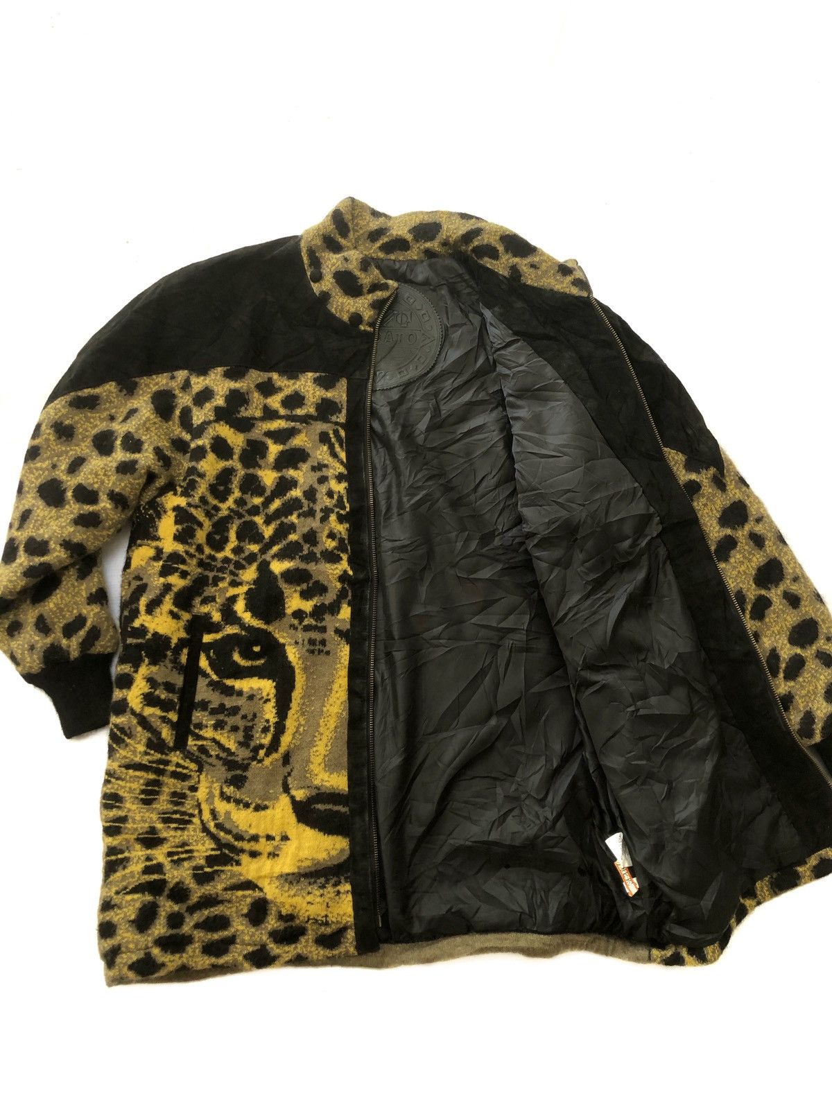 Art Comes First ❌RARE-Awesome Fur Leopard Style Fullprint Jacket Sz L aaa Size US L / EU 52-54 / 3 - 4 Thumbnail