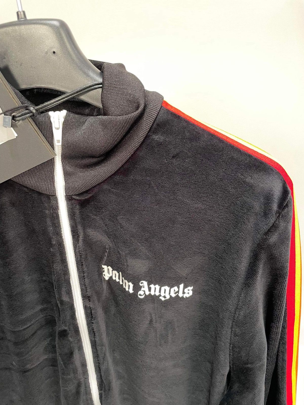Palm Angels Palm Angels Chenille Track Jacket Black Size US L / EU 52-54 / 3 - 2 Thumbnail
