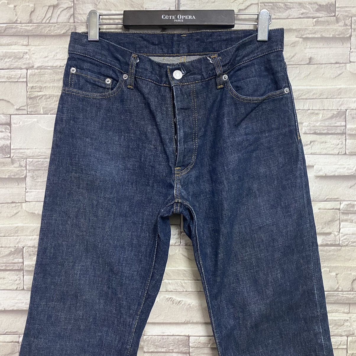 Helmut Lang Vintage 1998 Helmut Lang Dark Blue Denim Jeans Size US 30 / EU 46 - 4 Thumbnail