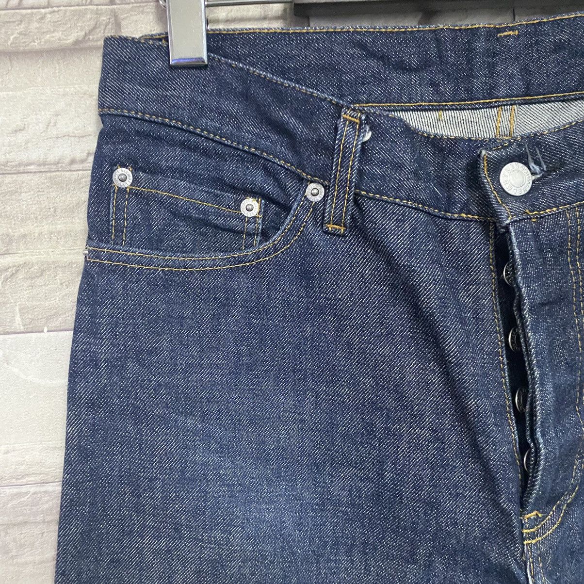 Helmut Lang Vintage 1998 Helmut Lang Dark Blue Denim Jeans Size US 30 / EU 46 - 6 Thumbnail