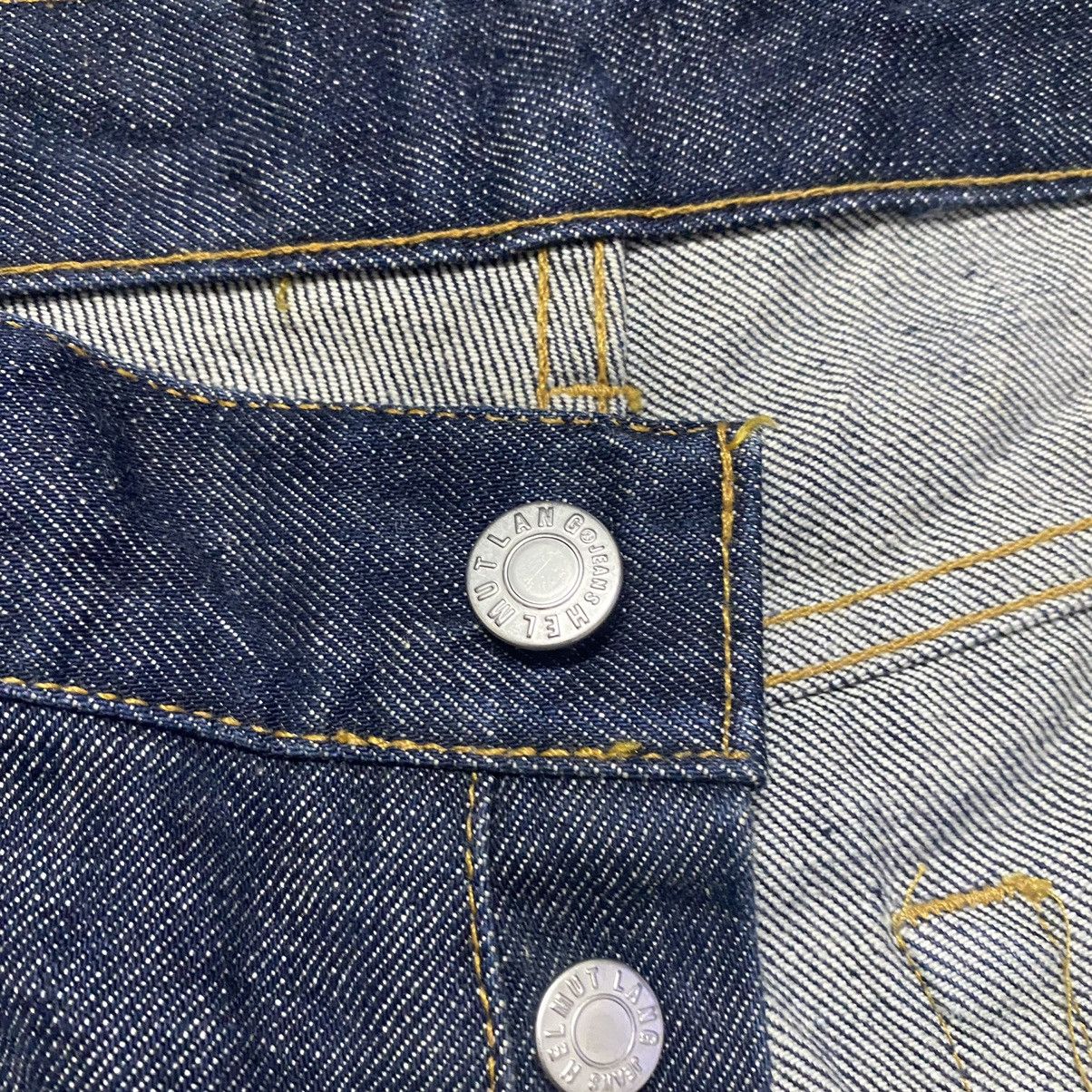 Helmut Lang Vintage 1998 Helmut Lang Dark Blue Denim Jeans Size US 30 / EU 46 - 12 Thumbnail