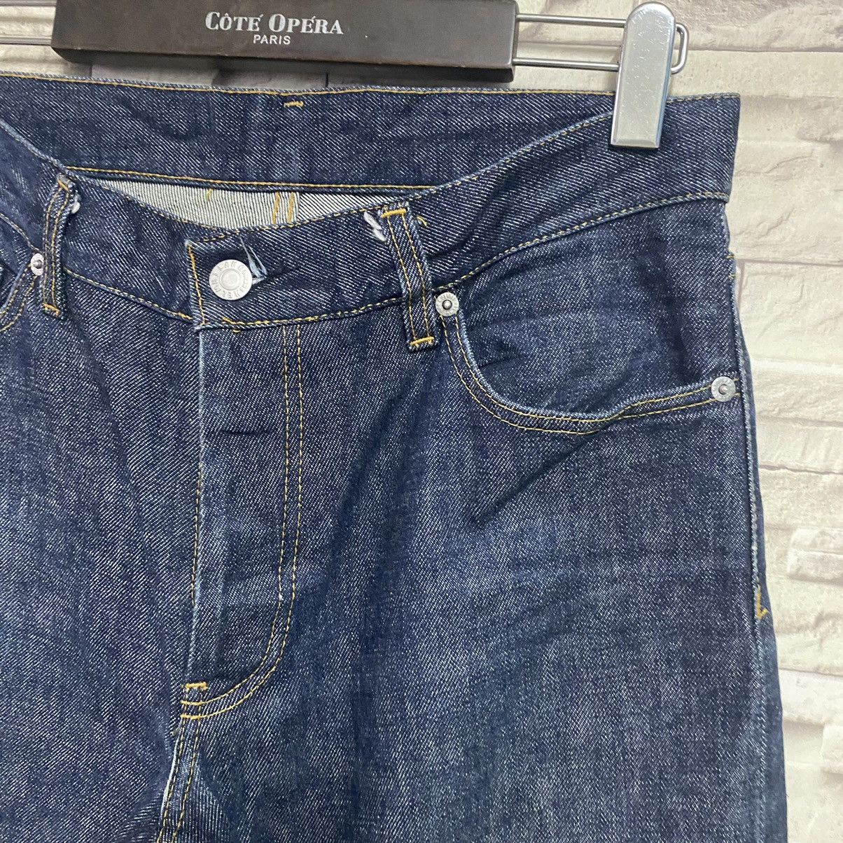 Helmut Lang Vintage 1998 Helmut Lang Dark Blue Denim Jeans Size US 30 / EU 46 - 7 Thumbnail