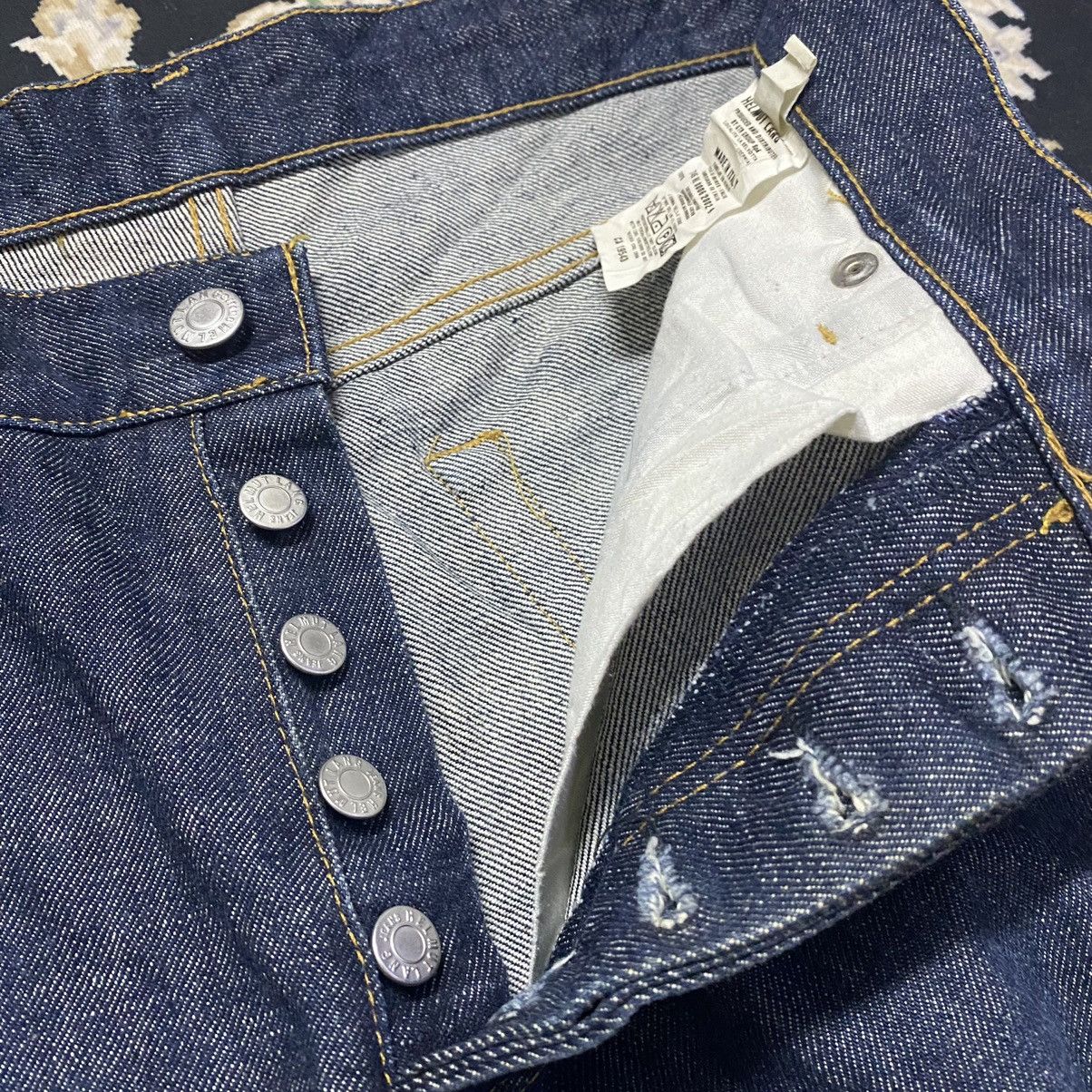 Helmut Lang Vintage 1998 Helmut Lang Dark Blue Denim Jeans Size US 30 / EU 46 - 11 Thumbnail