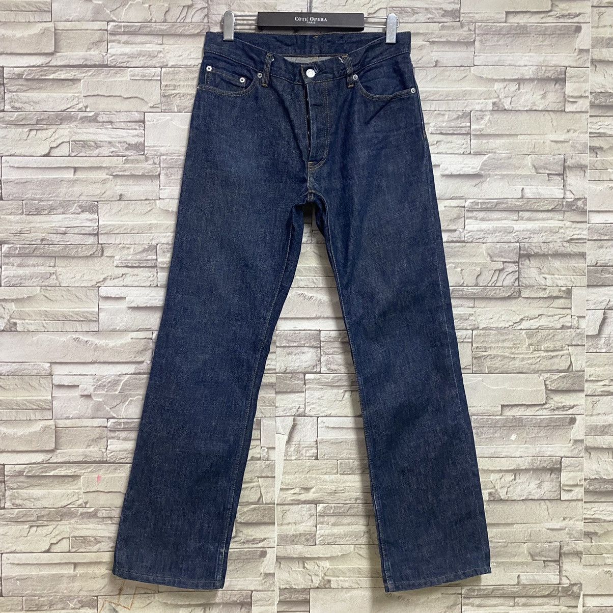 Helmut Lang Vintage 1998 Helmut Lang Dark Blue Denim Jeans Size US 30 / EU 46 - 3 Thumbnail