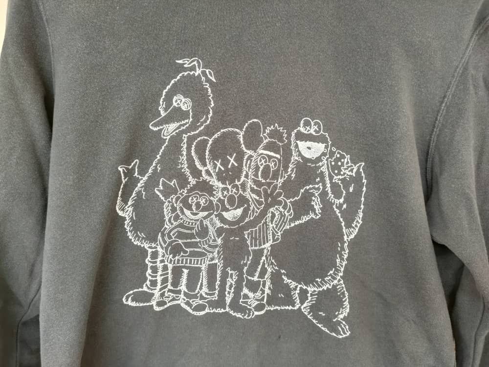 Cartoon Network Kaws Sesame Street Faded Hoodie Size US M / EU 48-50 / 2 - 3 Thumbnail