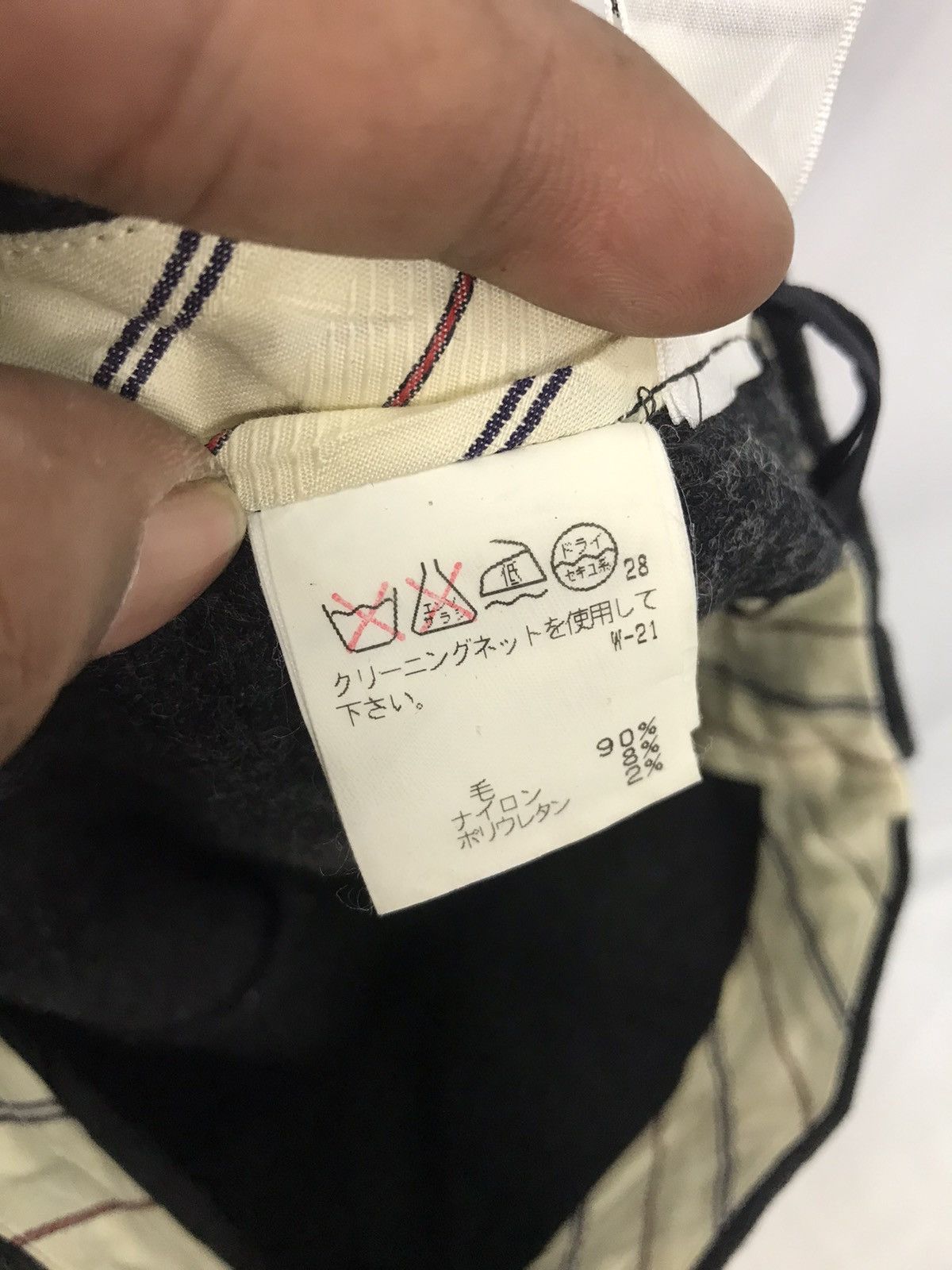 Issey Miyake × Japanese Brand × Sunao Kuwahara IS Sunao kuwahara wool pants by issey miyake Size 25" / US 0 / IT 36 - 5 Thumbnail
