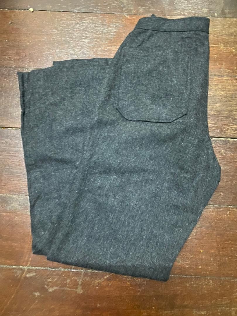 image of Is Sunao Kuwahara Wool Pants By Issey Miyake in Black, Women's (Size 25)