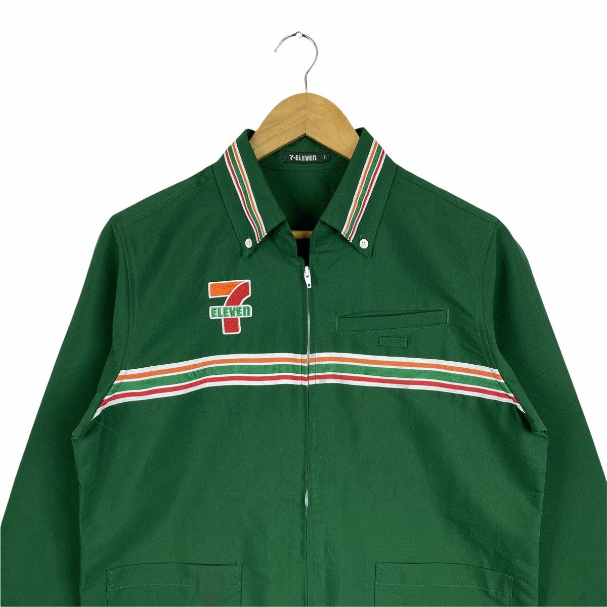 Japanese Brand × Uniform Wares × Vintage VINTAGE SEVEN ELEVEN UNIFORM JAPANESE BRAND LONG SLEEVE Size US S / EU 44-46 / 1 - 5 Thumbnail