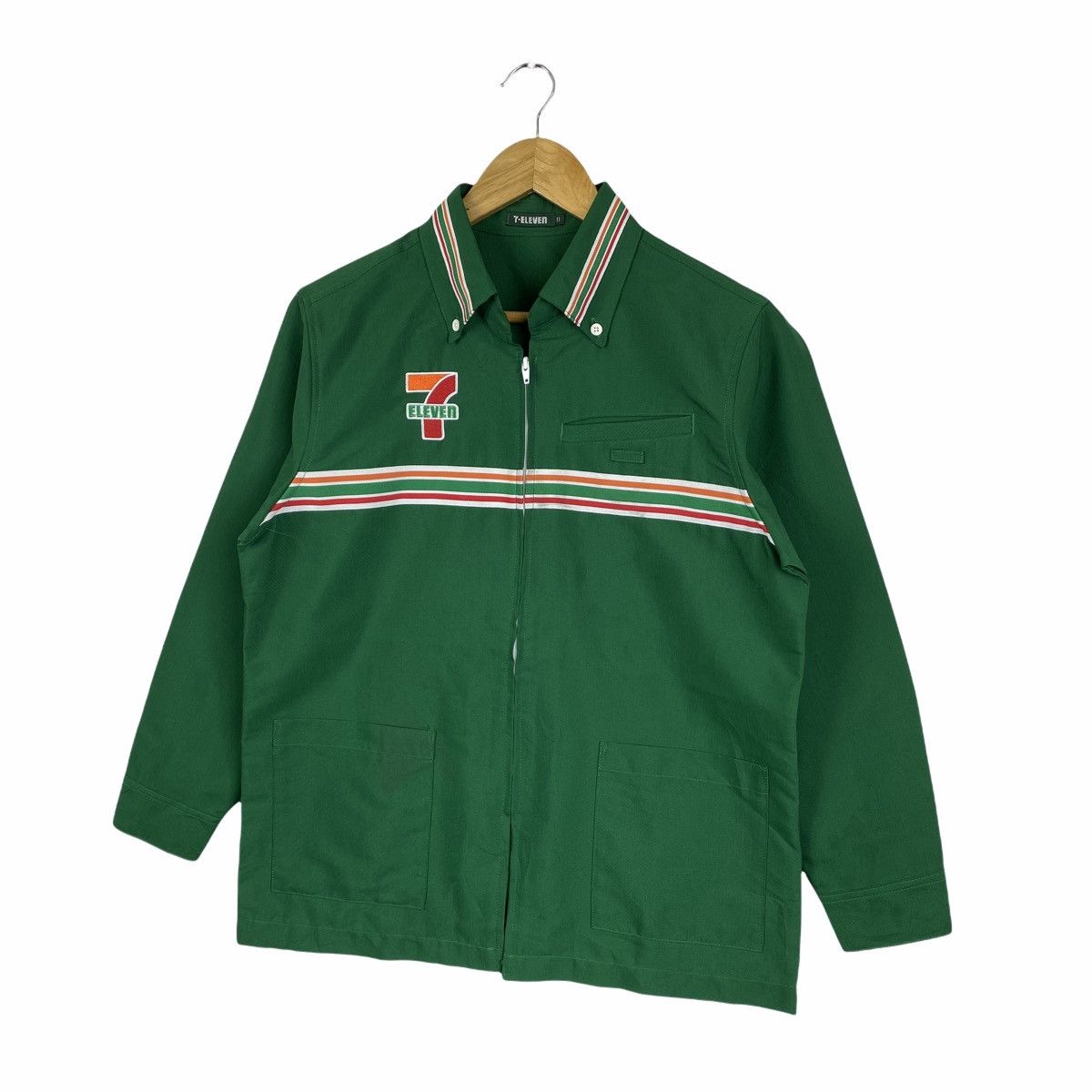 Japanese Brand × Uniform Wares × Vintage VINTAGE SEVEN ELEVEN UNIFORM JAPANESE BRAND LONG SLEEVE Size US S / EU 44-46 / 1 - 4 Thumbnail