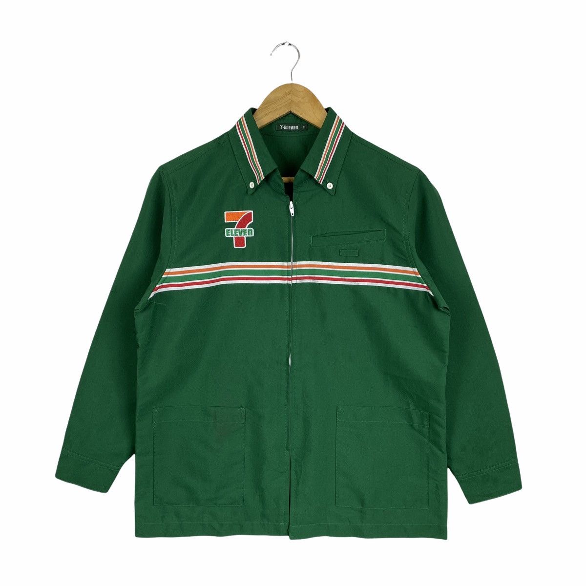 Japanese Brand × Uniform Wares × Vintage VINTAGE SEVEN ELEVEN UNIFORM JAPANESE BRAND LONG SLEEVE Size US S / EU 44-46 / 1 - 1 Thumbnail