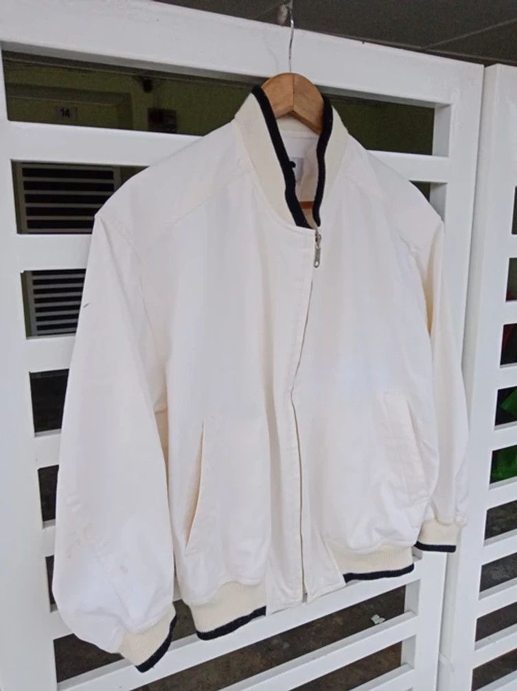 Issey Miyake 80's I.S Wings Spell Out Big Logo Bombers Jacket Size US L / EU 52-54 / 3 - 5 Thumbnail