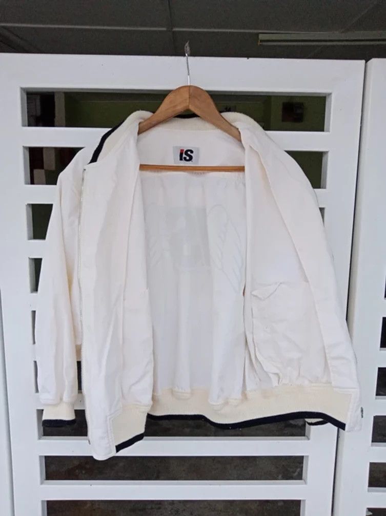 Issey Miyake 80's I.S Wings Spell Out Big Logo Bombers Jacket Size US L / EU 52-54 / 3 - 3 Thumbnail