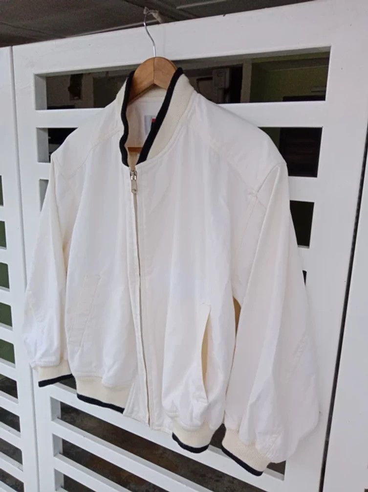 Issey Miyake 80's I.S Wings Spell Out Big Logo Bombers Jacket Size US L / EU 52-54 / 3 - 4 Thumbnail