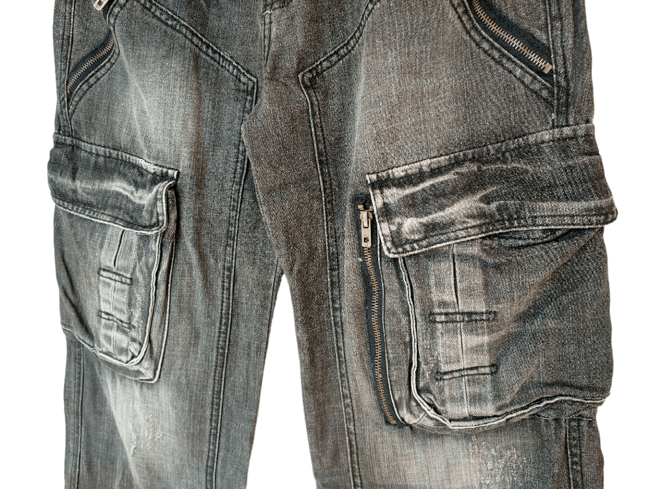 Japanese Brand United Jeans Denim Cargo Size US 28 / EU 44 - 3 Thumbnail