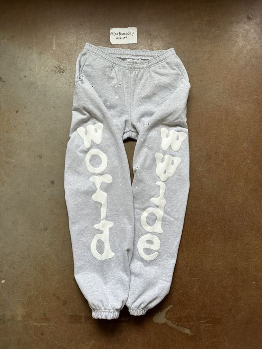 Young Thug Sp5der Beluga Sweatpants Grey XL