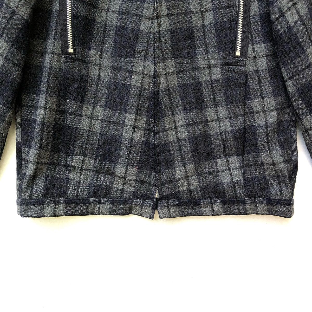Final Home × Issey Miyake FINAL HOME ISSEY MIYAKE TARTAN ZIPPER WOOL JACKET Size US S / EU 44-46 / 1 - 6 Thumbnail