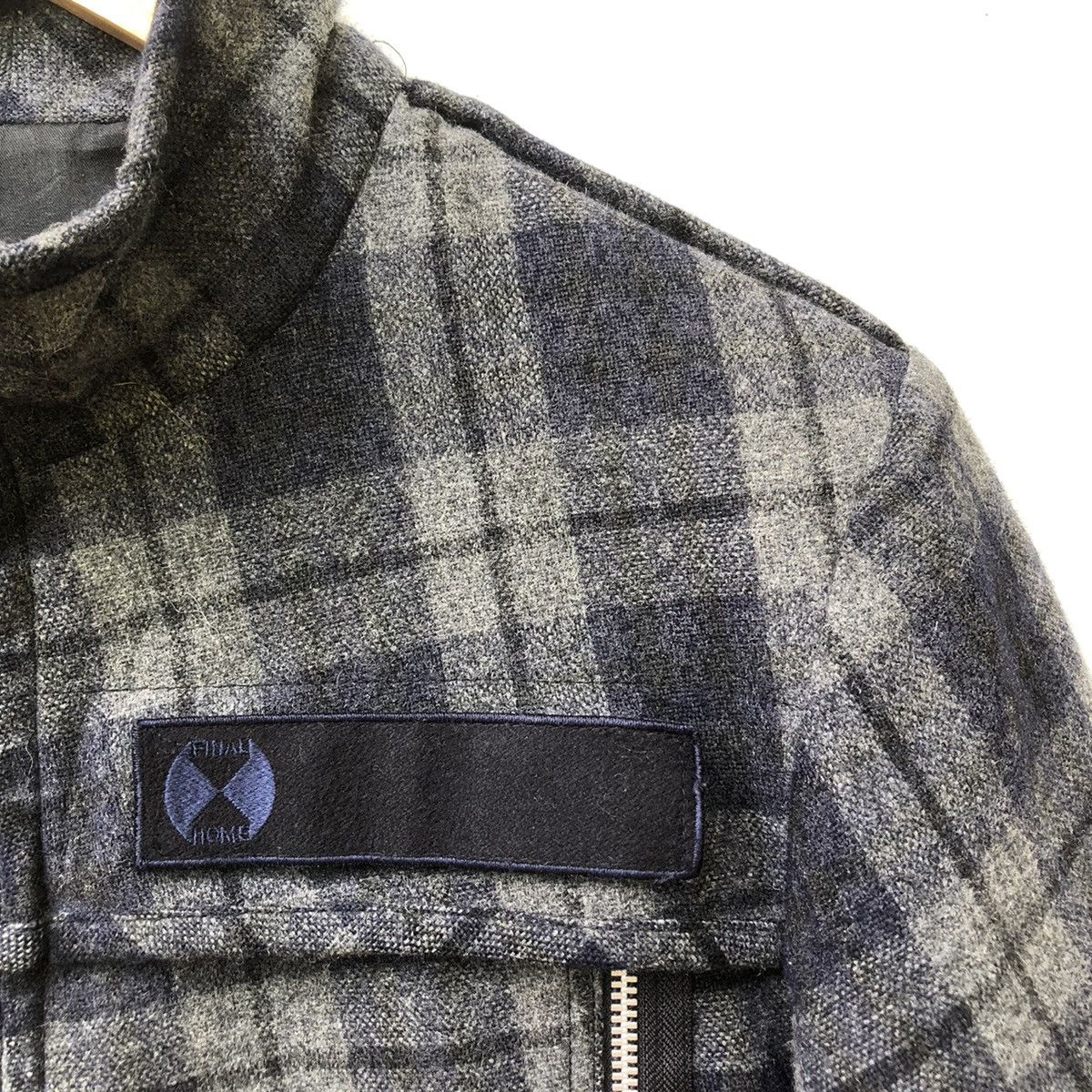 Final Home × Issey Miyake FINAL HOME ISSEY MIYAKE TARTAN ZIPPER WOOL JACKET Size US S / EU 44-46 / 1 - 5 Thumbnail