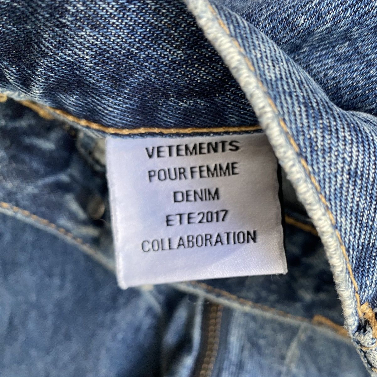 Levi's × Vetements SS17 Reworked Zip Jeans Size US 30 / EU 46 - 9 Thumbnail