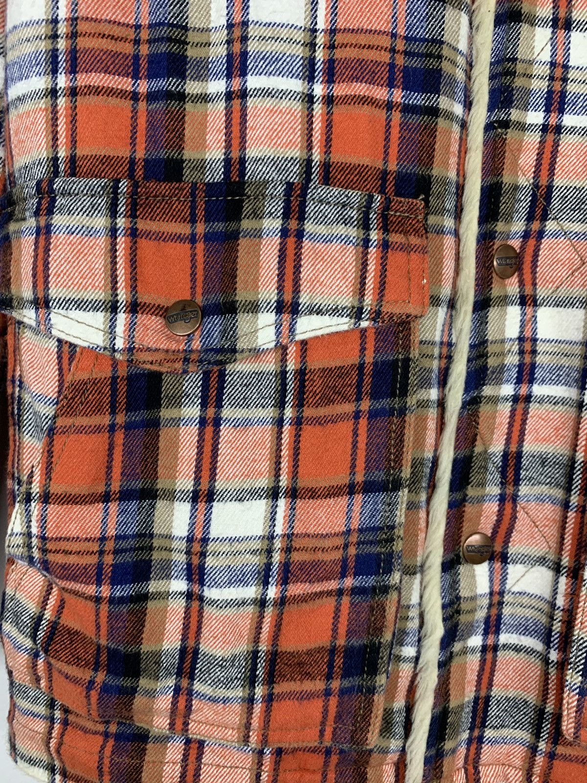 Japanese Brand × Wrangler Wrangler Western Fur Sherpa Lined Rare Jacket Size US M / EU 48-50 / 2 - 4 Thumbnail