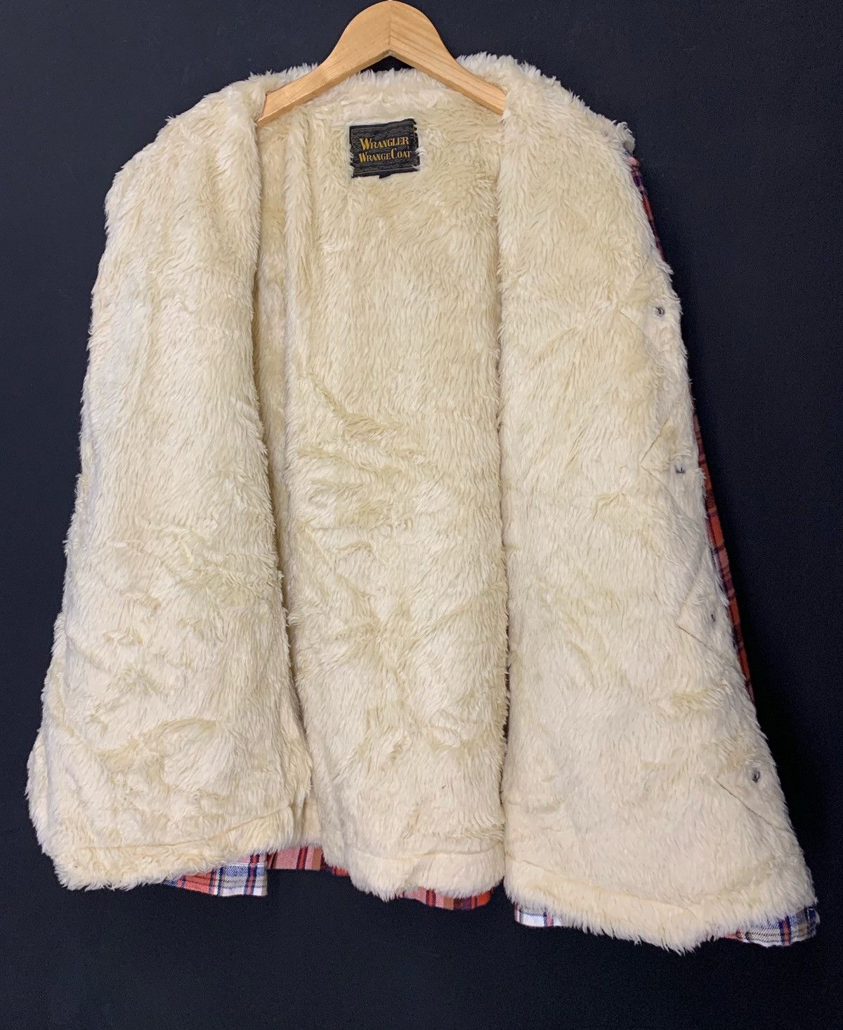 Japanese Brand × Wrangler Wrangler Western Fur Sherpa Lined Rare Jacket Size US M / EU 48-50 / 2 - 6 Thumbnail
