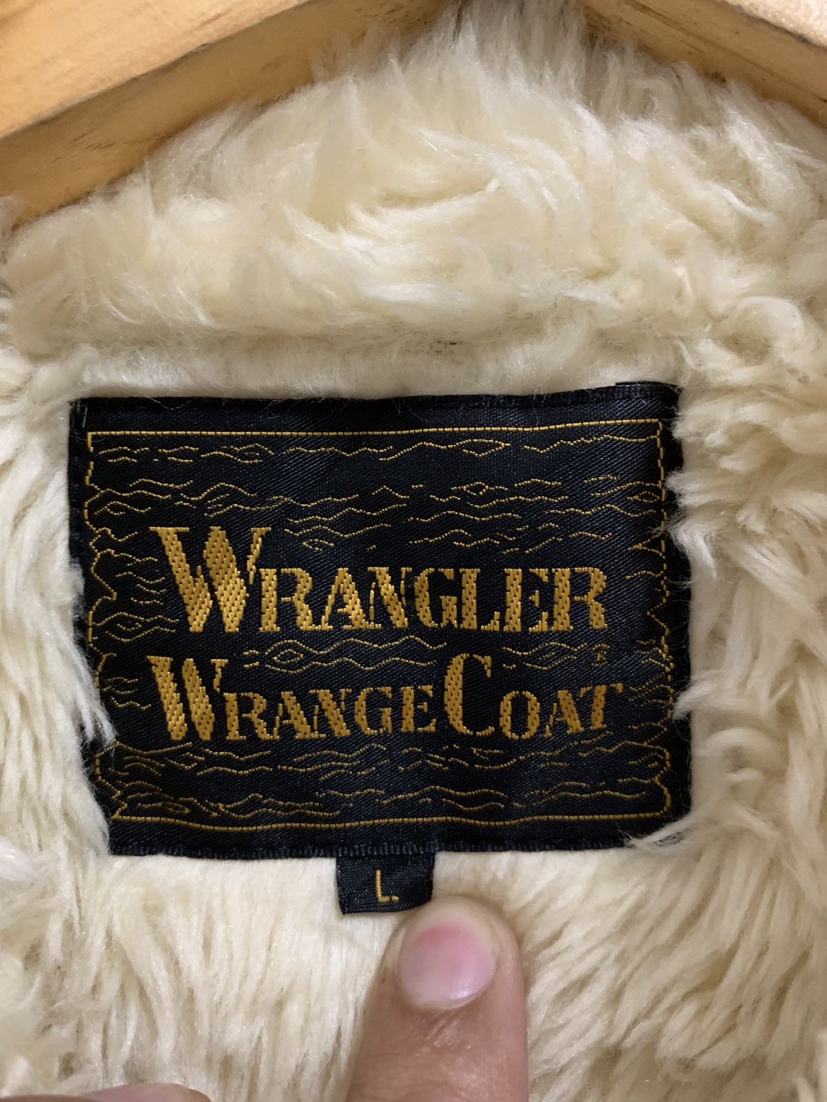 Japanese Brand × Wrangler Wrangler Western Fur Sherpa Lined Rare Jacket Size US M / EU 48-50 / 2 - 7 Thumbnail