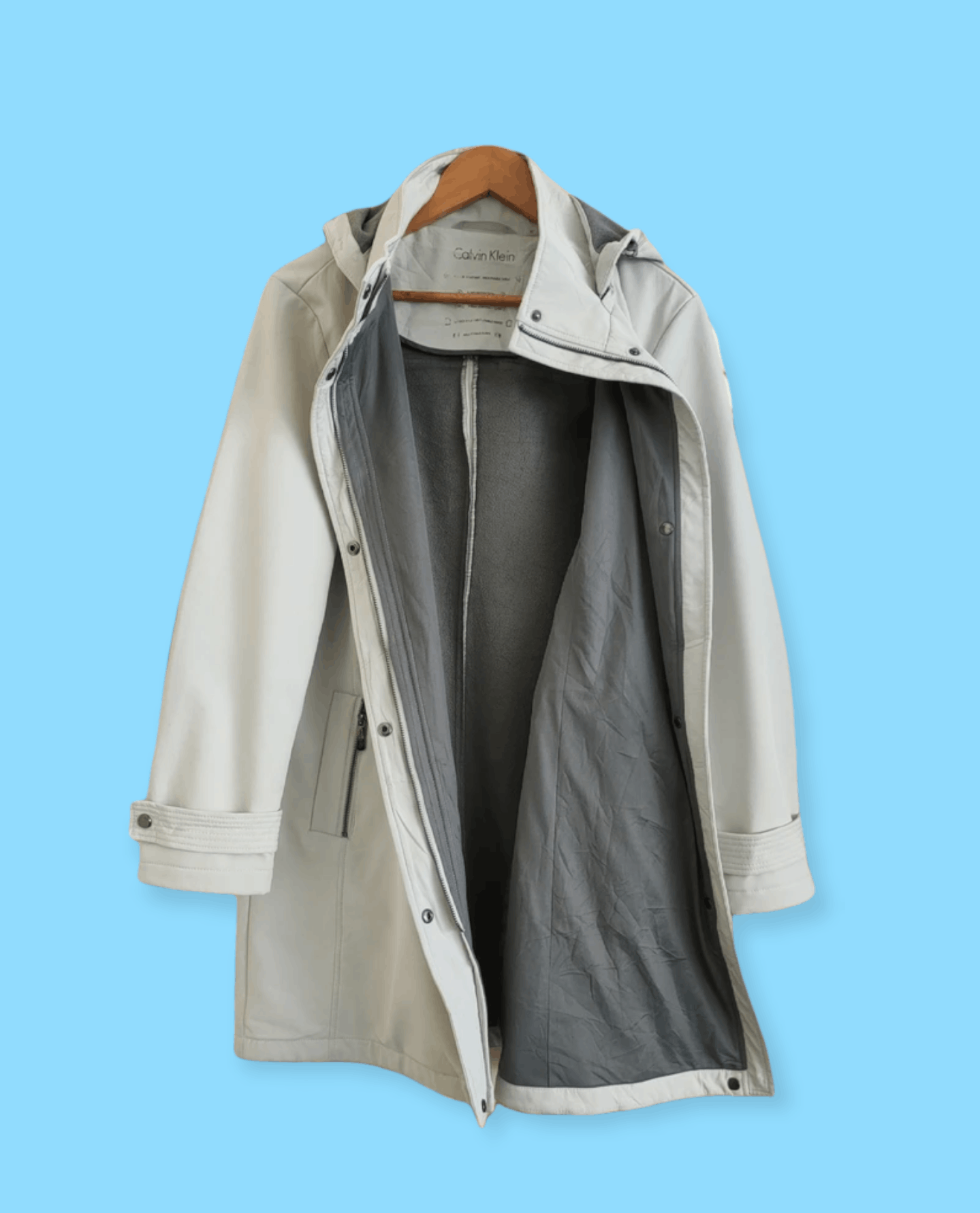 Calvin Klein × Vintage Calvin Klein Trench coat Water Resistant Breathable Jacket Size US L / EU 52-54 / 3 - 2 Thumbnail