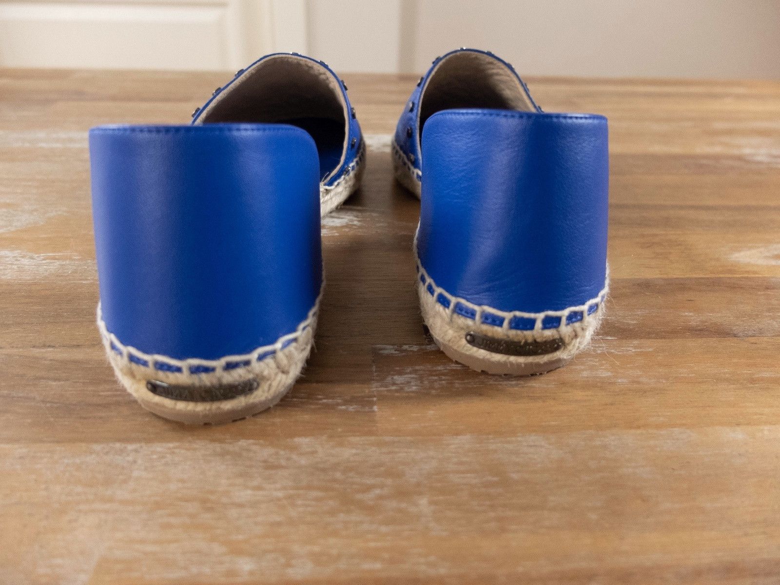 Jimmy Choo JIMMY CHOO Dreya blue lambskin leather espadrille shoes 10.5 Size US 10.5 / IT 40.5 - 4 Thumbnail