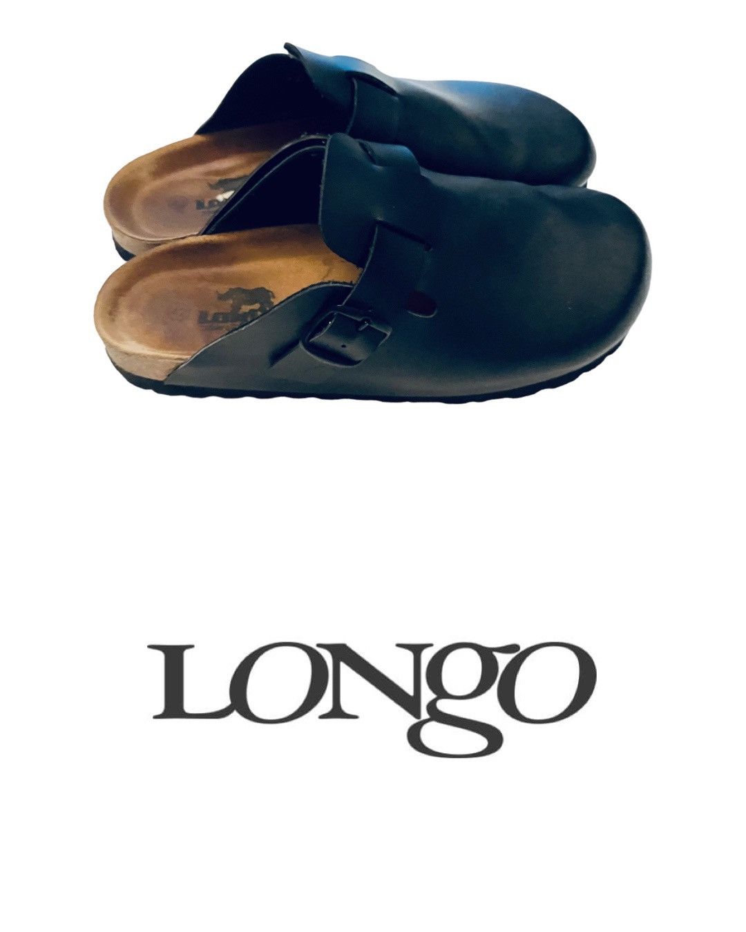 Designer × Vintage 🔥VERY RARE VINTAGE 𝐋𝐎𝐍𝐆𝐎 LEATHER CLOGS 🔥 Size US 9 / EU 42 - 1 Thumbnail