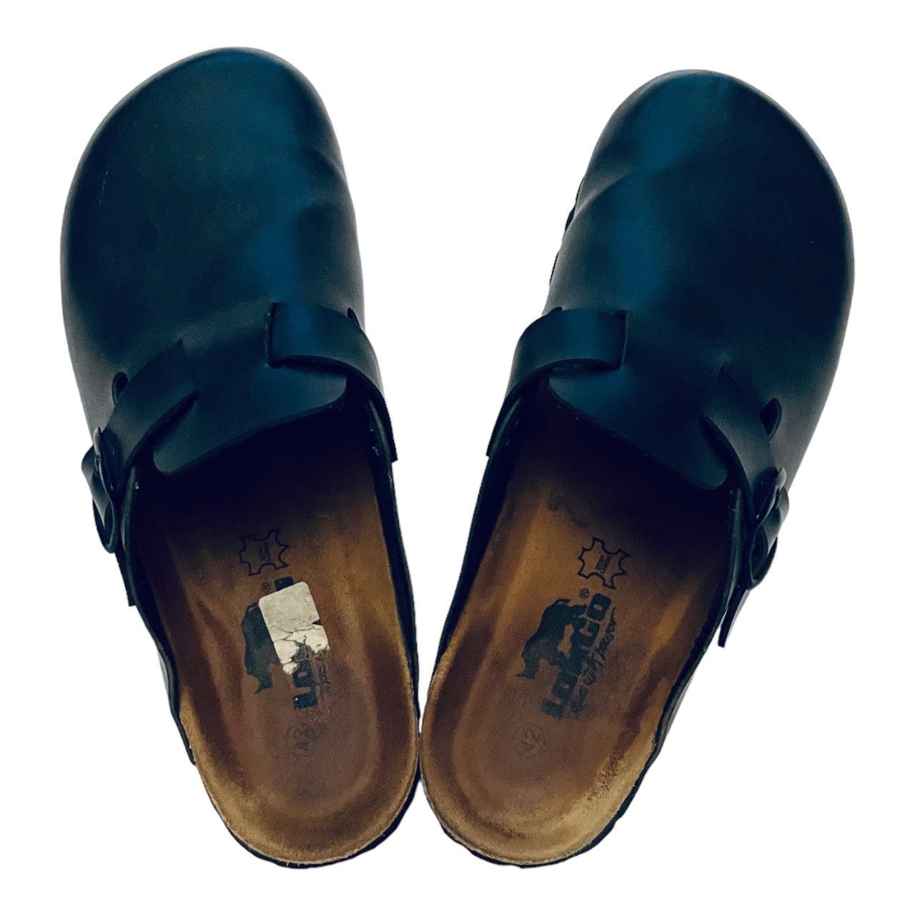 Designer × Vintage 🔥VERY RARE VINTAGE 𝐋𝐎𝐍𝐆𝐎 LEATHER CLOGS 🔥 Size US 9 / EU 42 - 4 Thumbnail