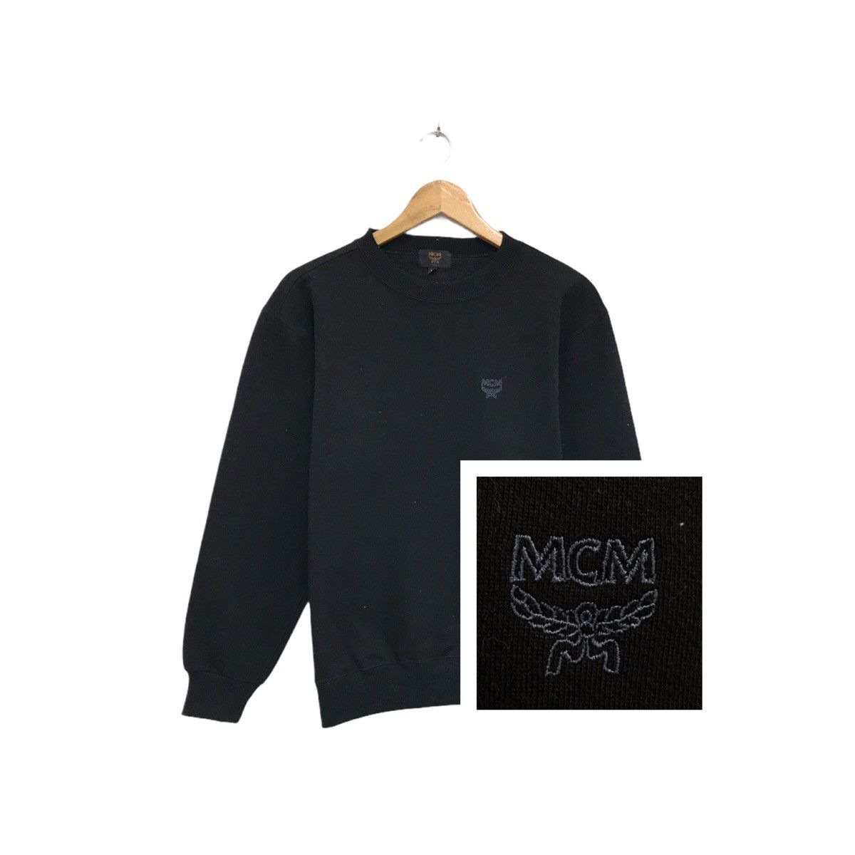 MCM × Vintage Vintage MCM Sweatshirt MCM Jumper Pullover MCM CrewNeck Size US M / EU 48-50 / 2 - 1 Thumbnail