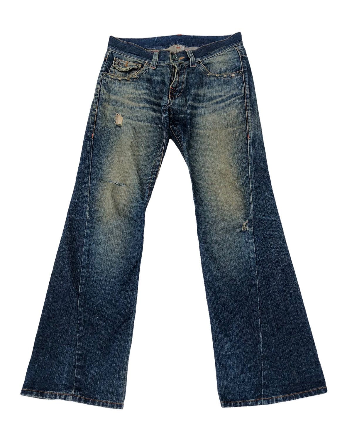 Beauty Beast 🔥Japanese Kapital Style Flare Jeans 🔥 Size US 33 - 1 Thumbnail