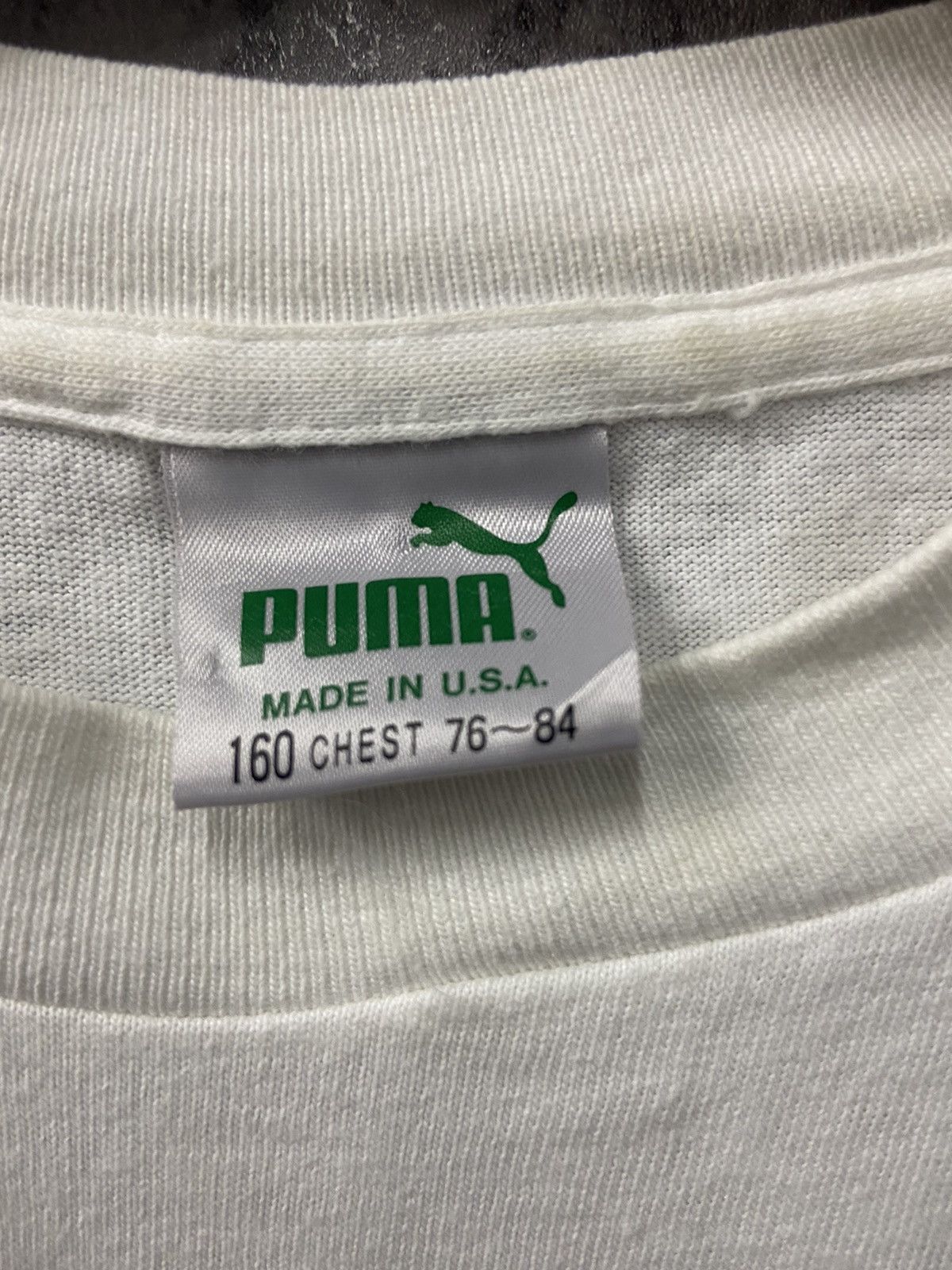Puma × Vintage Vintage 90’s Puma Art Made In USA Single Stitch Tee Size US M / EU 48-50 / 2 - 8 Thumbnail