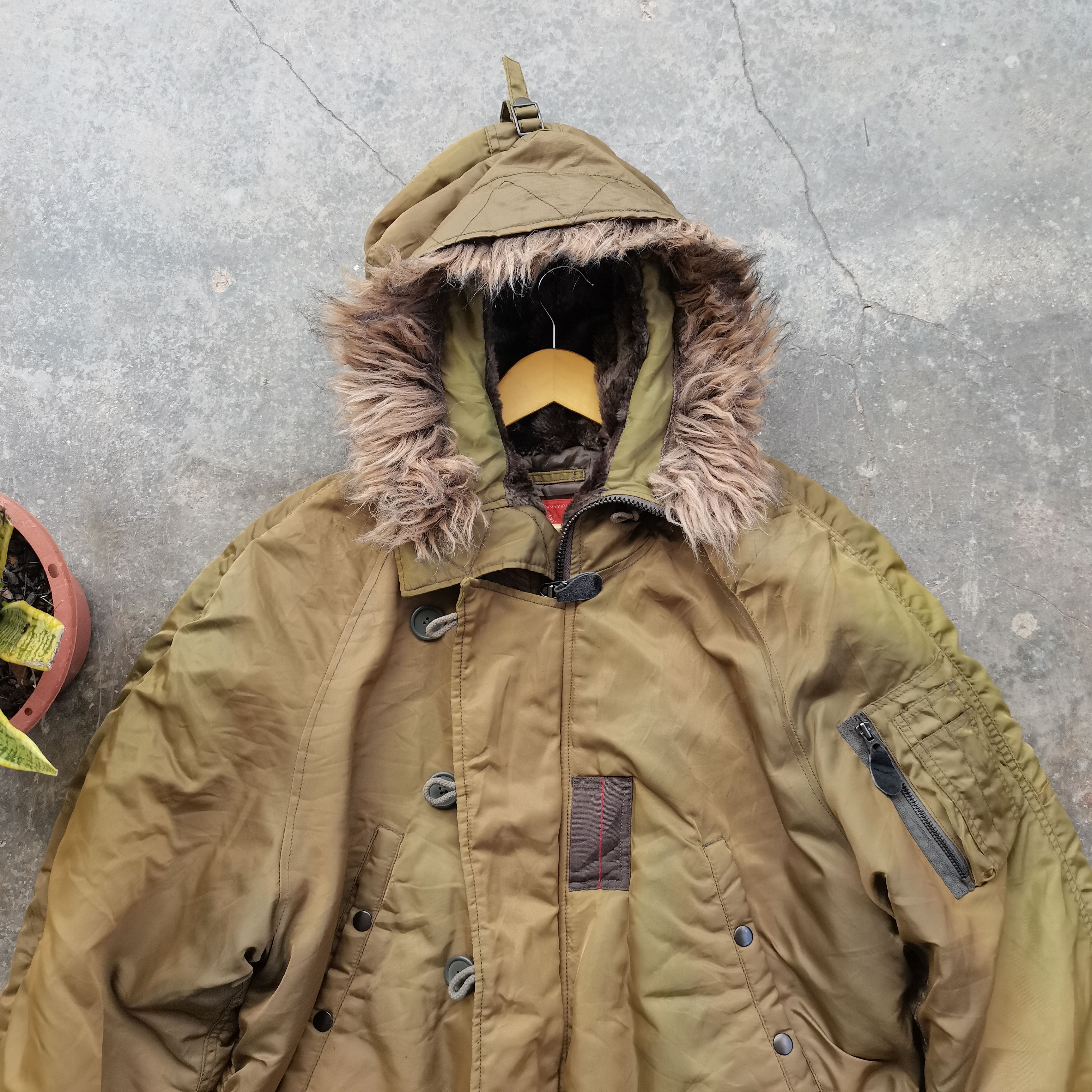 Avirex Vintage 90s AVIREX OFFICERS UNIFORM Parka Bomber Size US L / EU 52-54 / 3 - 3 Thumbnail