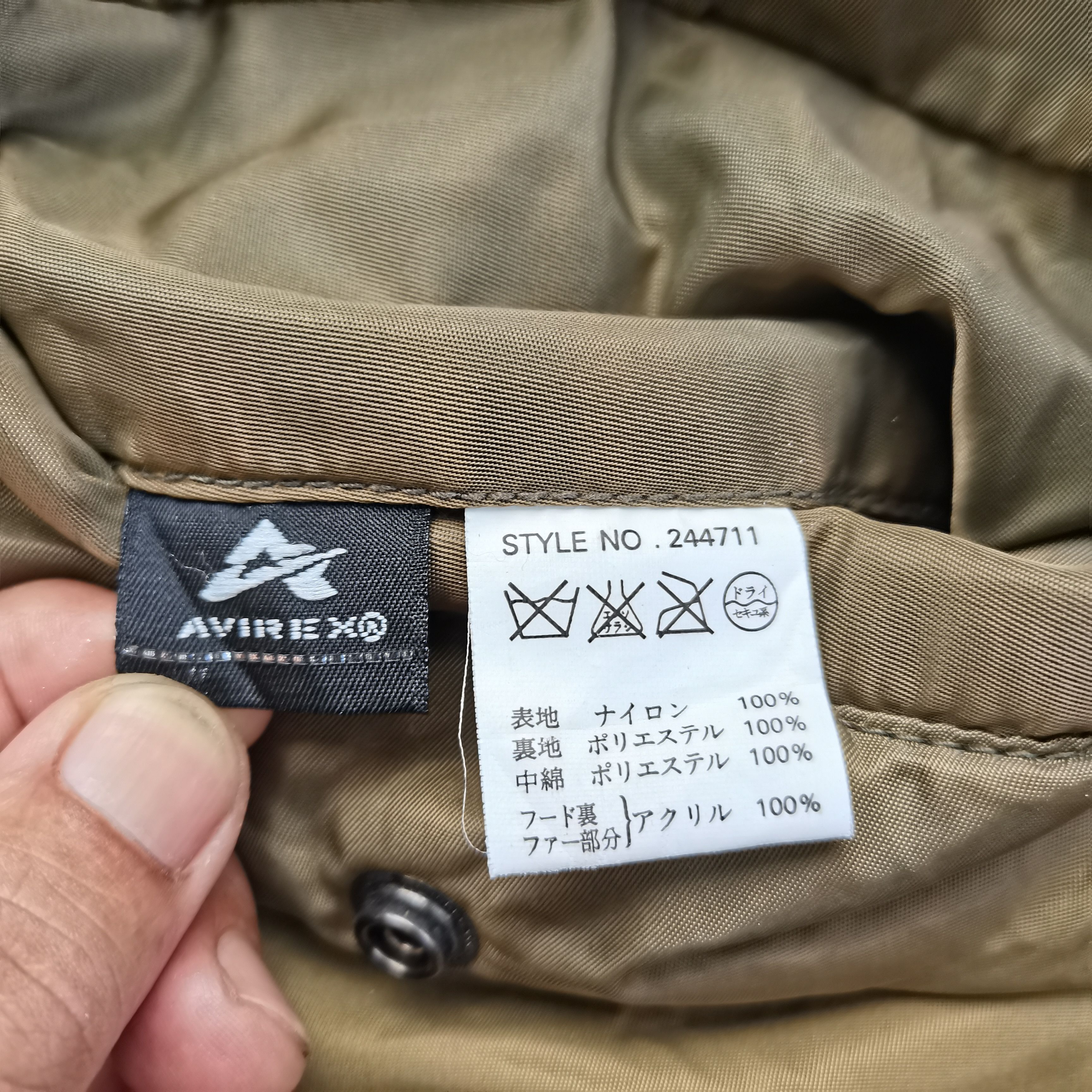 Avirex Vintage 90s AVIREX OFFICERS UNIFORM Parka Bomber Size US L / EU 52-54 / 3 - 10 Thumbnail